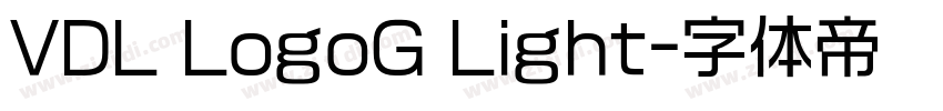 VDL LogoG Light字体转换 VDL LogoG Light字体转换